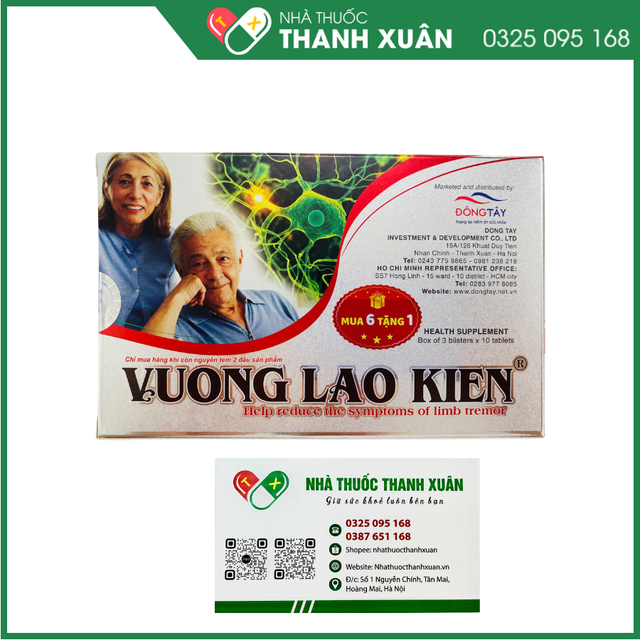 Vương lão kiện hỗ trợ giảm triệu chứng run chân tay
